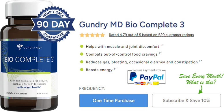 Health Product Review: Gundry Bio Complete 3